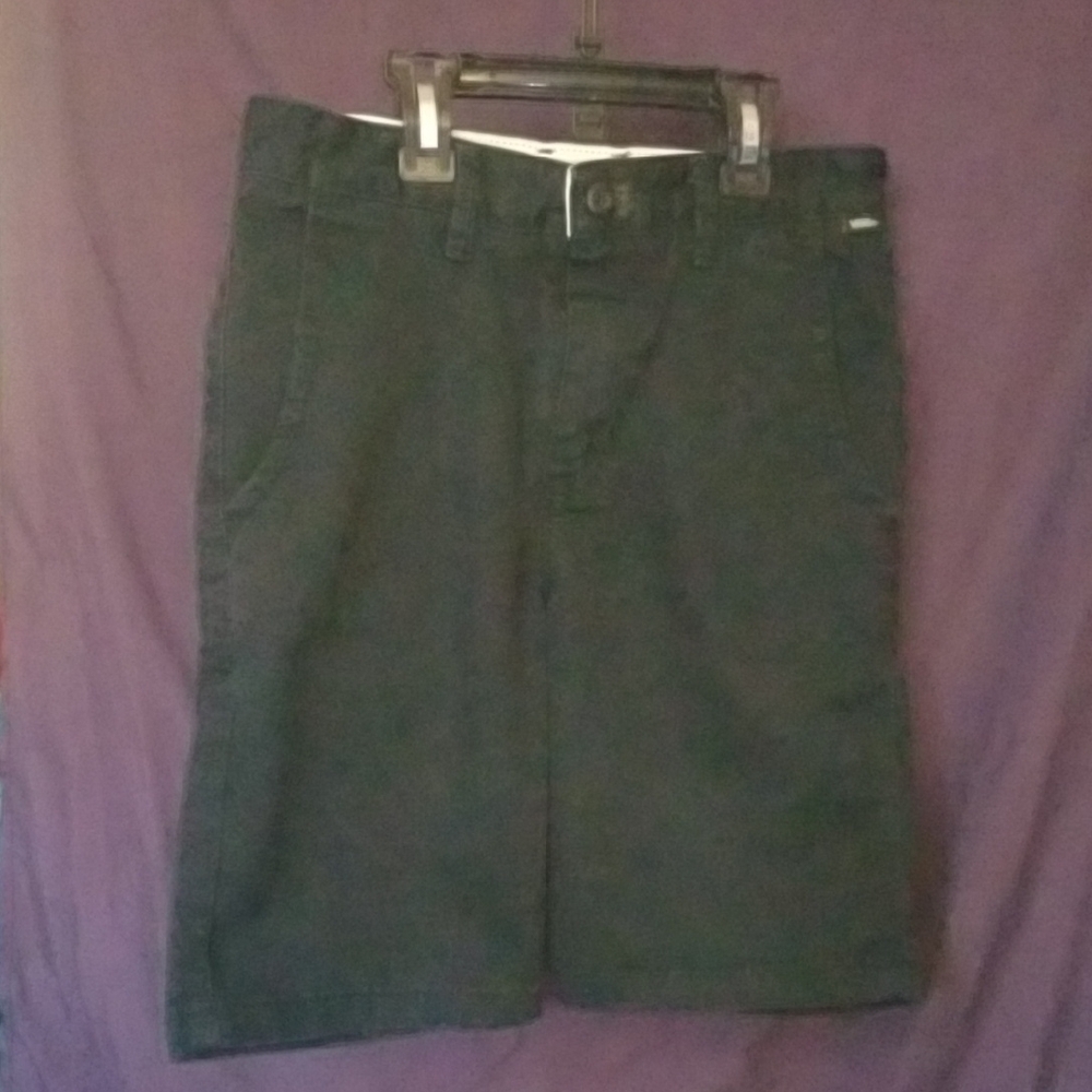 Vans Men's Dark Gray Flat Front Shorts